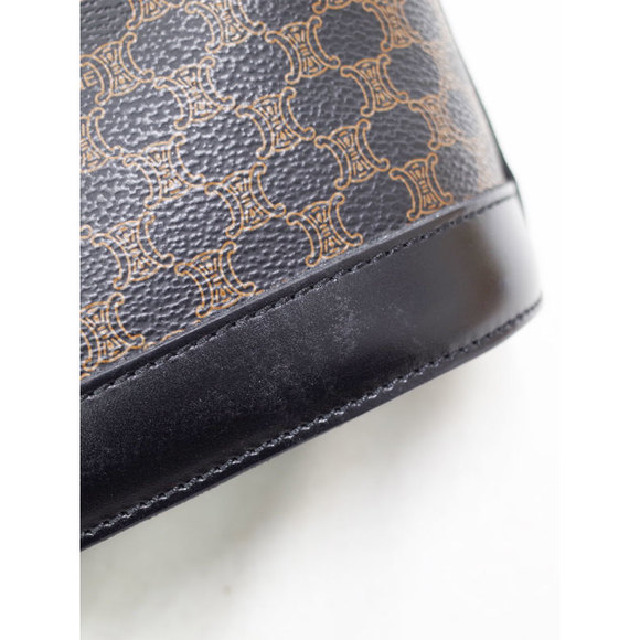 Celine Macadam Pattern Tote Bag Black - Picture 6 of 9